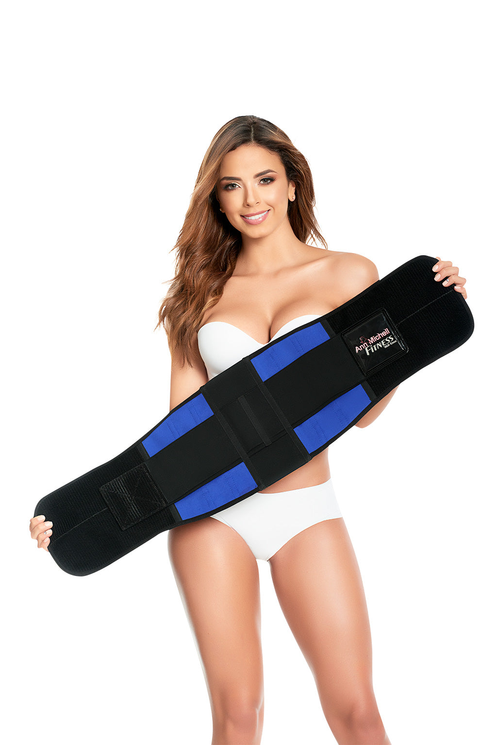 AM#4025 FITNESS BELT POWER WORKOUT BACK SUPPORT THERMO LATEX